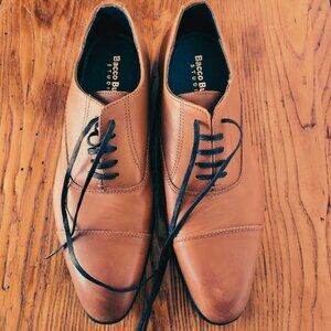 Bacco Bucci Oxford Shoes Brown Mens Size 10.5